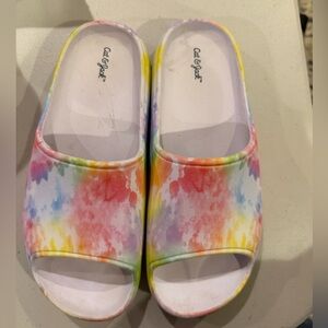 Cat & Jack Tie-Dye Kids Slide Sandals